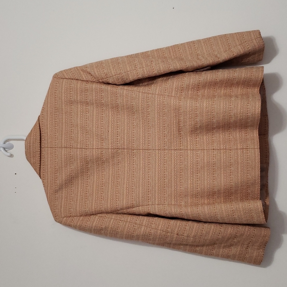 Le Suit Woven Blazer Peach Color View 3
